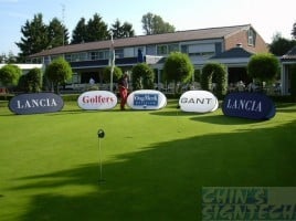 Pop Up A Frames at grass field