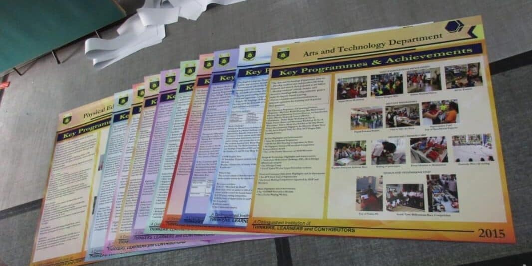 Poster printing for Beatty sec school
