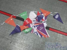 Triangle buntings flag