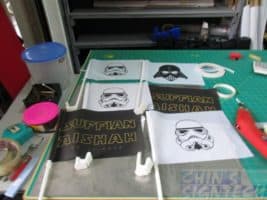 Star Wars theme - Csr Windscreen Flags