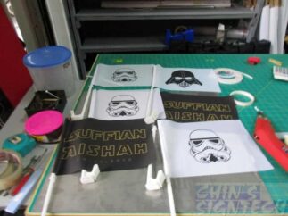 Star Wars theme - Csr Windscreen Flags