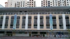 PVC banner scrolls at school