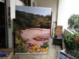 1.5 x 2m pull up banner - scenery