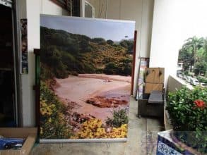 1.5 x 2m pull up banner - scenery