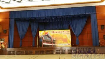 20ft x 10ft stage Backdrop for Eunos Beyond SG50
