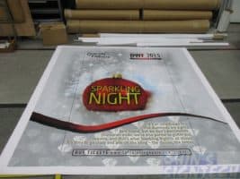 8 x 5ft PVC banner printing for dancing with friends Photo Booth backdrop _Sparkling Night
