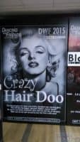 8 x 5ft Photo Booth backdrop for dancing with friends - Crazy hairdo