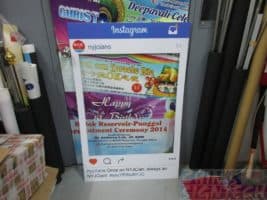 Instagram foam board frame for NYJC