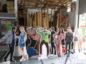 Multi Super stars Foam board standee