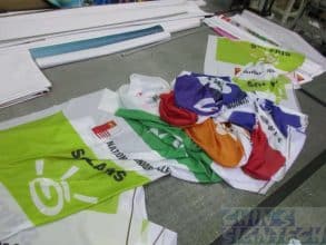 NJC flags without completed sewing