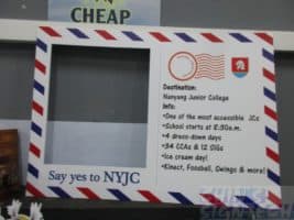 foam board frame for NYJC