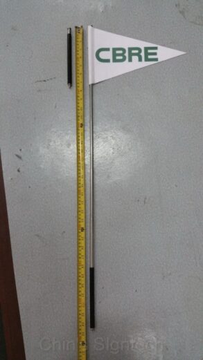 Tour guide flag pole