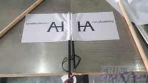 Tour guide Telescopic flag on polyester fabric