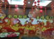 30 x 10ft Chinese New Year of Monkey 2016 Backdrop with die cut foam boards