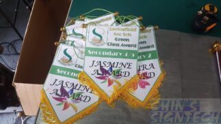 A4 size Podium Banner for reward