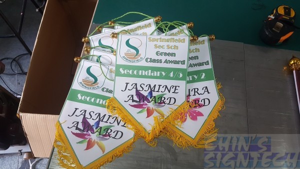 A4 size Podium Banner for reward