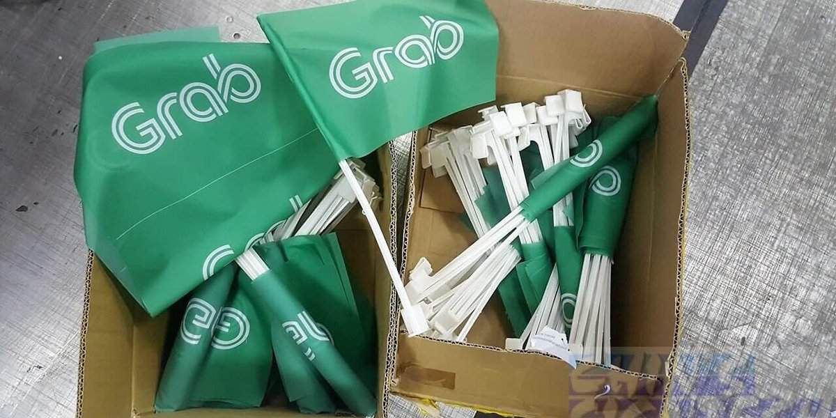Car Window Flags - Grab