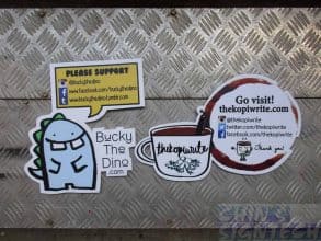 Foam Board cut out shape for Bukcy the Dina