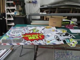 Foam board cut out shape