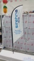 2.2m Feather Flag - Double sided printing for Sirehha