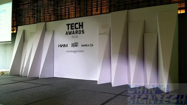 24 x 8ft Hardwarezone tech awards 2016 backdrop