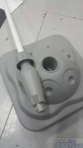 3m water base flag pole with the holder to fit the pole