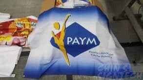 Double sided Flag printing on size 4