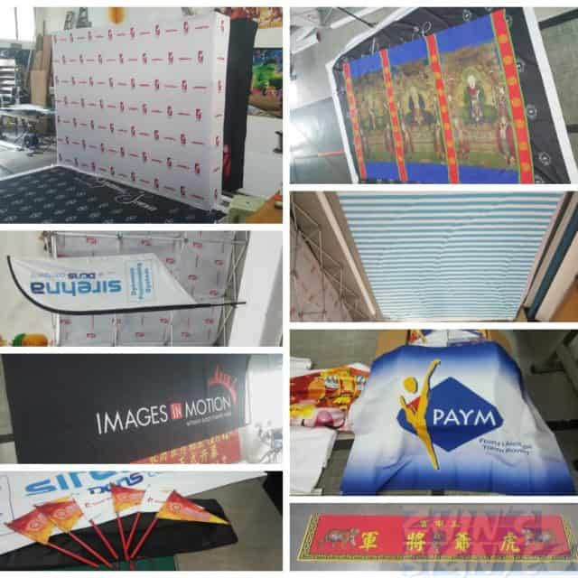 Fabric and flag printing at SIngapore