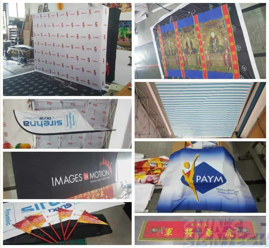 Fabric and flag printing at SIngapore