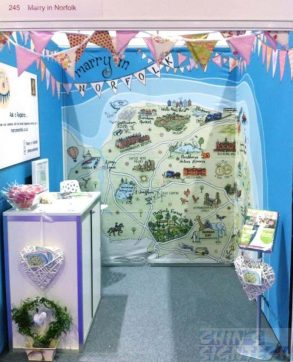 Marry-In-Norflolk-Fabric banner for exhibition booth