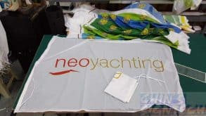 Nero Yatching Flag on 100 GSM Fabric
