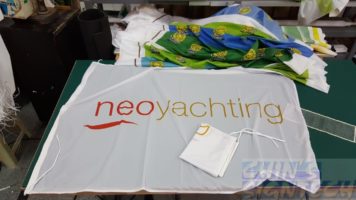 Nero Yatching Flag on 100 GSM Fabric