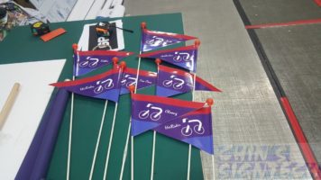 Safety Bicycle Flags for oversea travel