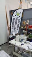 Small size feather flag for SP Canoe Polo