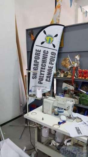 Small size feather flag for SP Canoe Polo