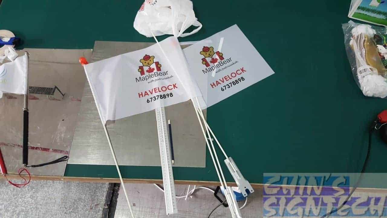 A3 size Bicycle flags