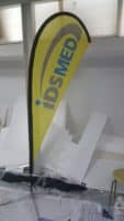 2.2m single sided Teardrop Banner