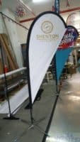 2.2m teardrop banner - Shenton Holdings