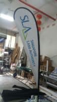 3.3m Teadr drop banner -SLA