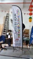 3.5m Feather Flag - NAC