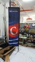 2.1m Rectangle block flag