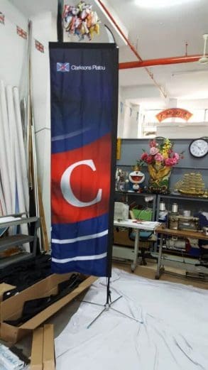 2.1m Rectangle block flag