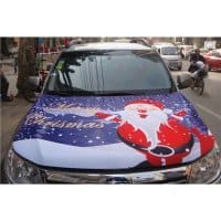 Car hood cover - Chirstmas