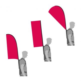 backpack banner with 3 shapes