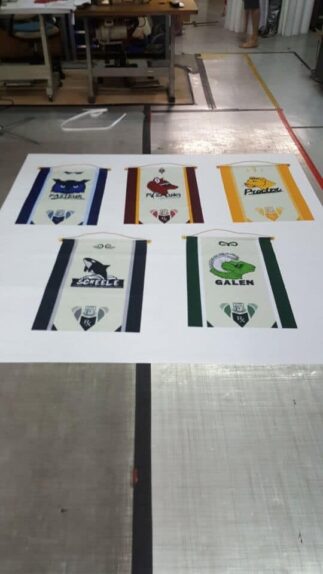 Custom podium for Sports group