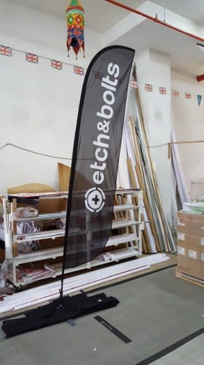 Feather flag Single sided