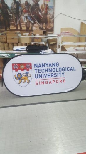Horizontal Pop Out A Frame Banner - NTU