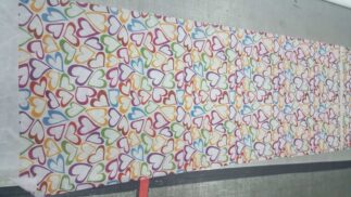 Wedding Aisle Runner with hearts shape
