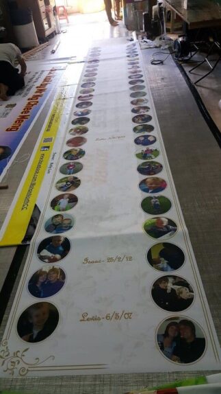 Wedding Aisle Runners with photo