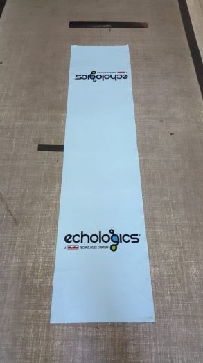 light blue Table runner